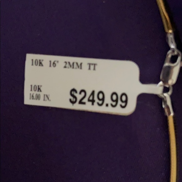 NEW DIAMOND GOLD NECKLACE SET - Picture 5 of 5